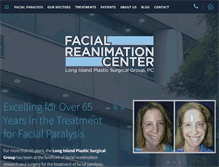 Tablet Screenshot of facialreanimationcenter.com